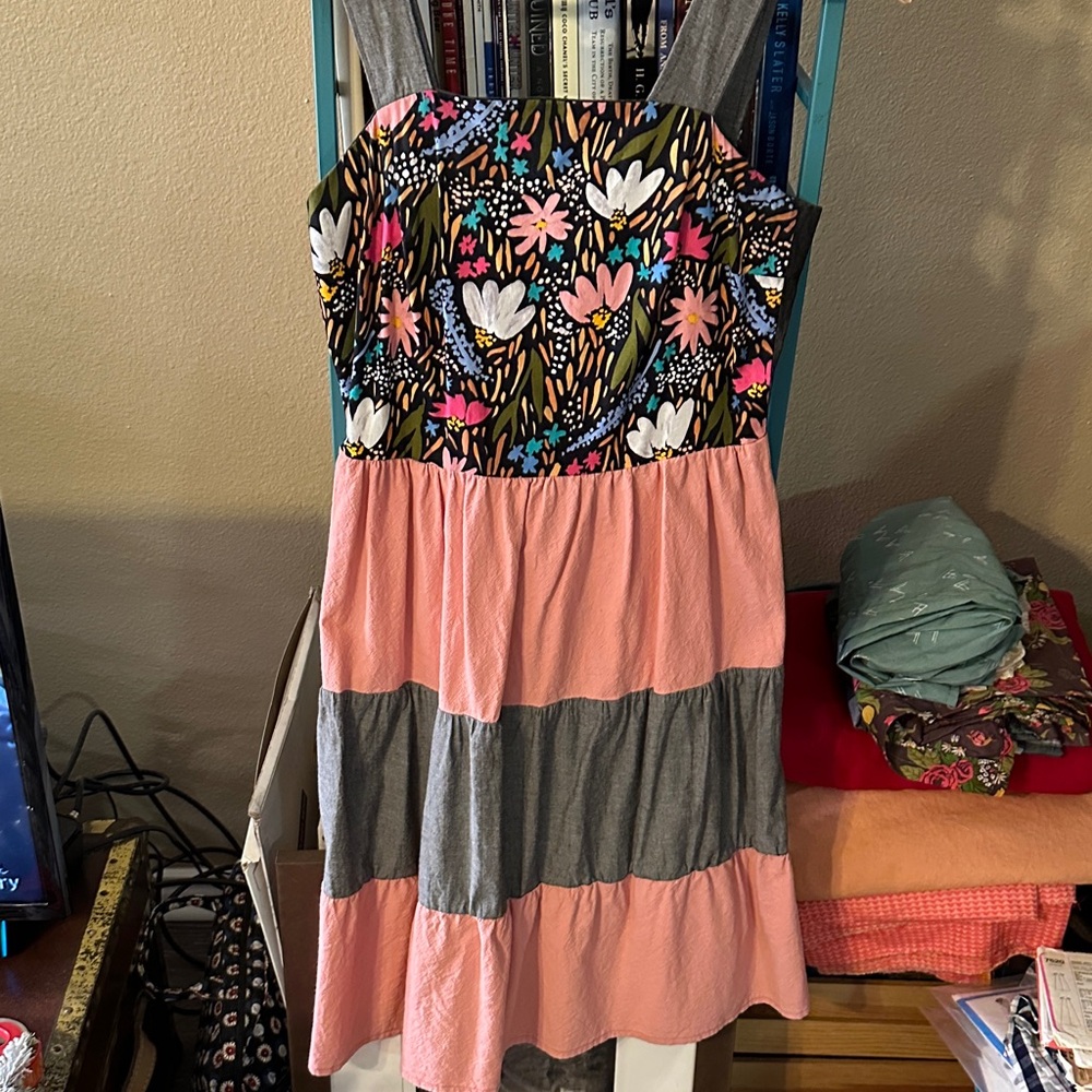 Floral Tiered Cotton Handmade Sun Dress